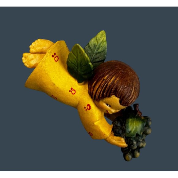 Anri Ferrandiz Flying Harvest Angels Set Colorful Hand Carved Italy 4" - Picture 12 of 13